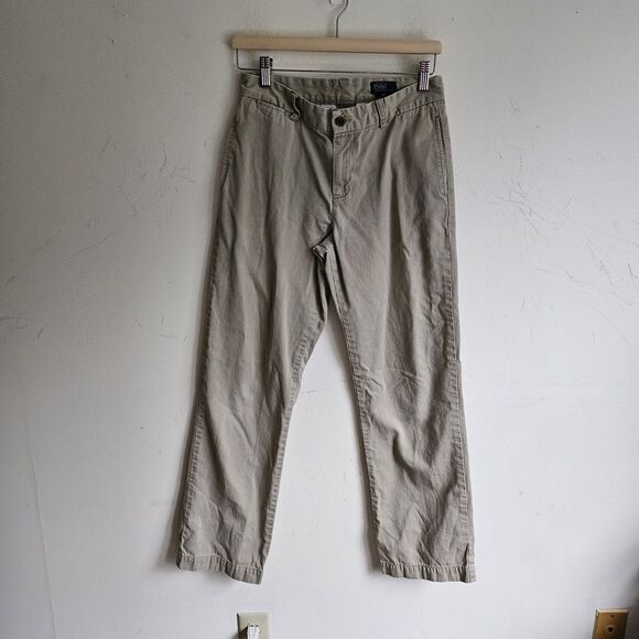 Ralph Lauren Polo Boys size 18 Khaki w/Blue Pony Chino Pants - Picture 2 of 7